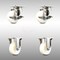 Service Caster 3 Inch 316SS Nylon Wheel Swivel Top Plate Caster Brake 2 Rigid SCC, 2PK SCC-SS31620S314-NYS-TLB-2-R-2 - alternate 1